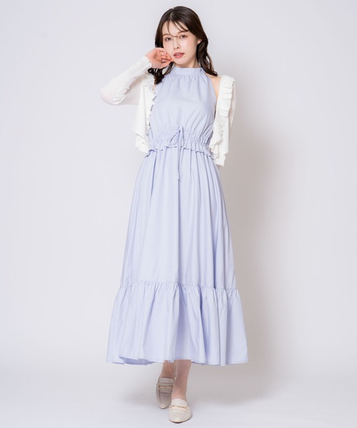 NOELA(ノエラ)の「シアーフリルカーディガン(カーディガン/ボレロ・レディース・ライトグリーン/ネイビー/オフホワイト・フリー)」の15枚目の写真