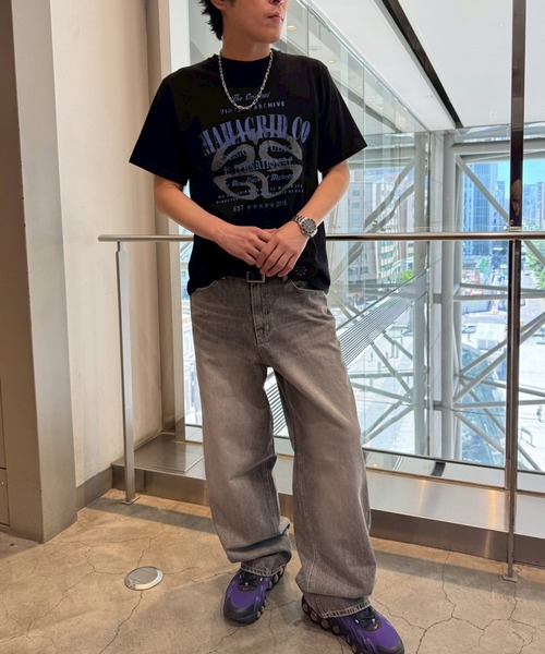 A'gem（エージェム）の「A'GEM/9 × .kom 『A'gem/エージェム』 加工ワイドデニムパンツ/（デニムパンツ・メンズ・グレー・M）」の7枚目の写真