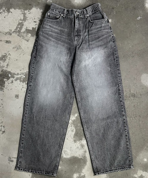 A'gem（エージェム）の「A'GEM/9 × .kom 『A'gem/エージェム』 加工ワイドデニムパンツ/（デニムパンツ・メンズ・グレー・M）」の11枚目の写真