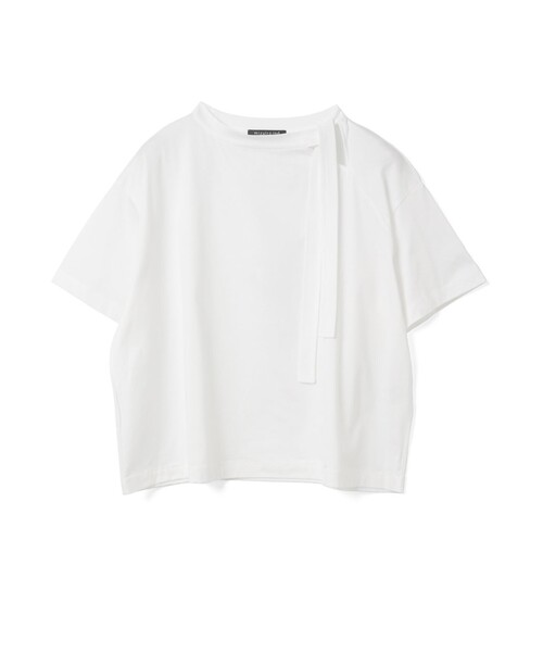 セール】mizuiro ind リボンカラーTシャツ（Tシャツ/カットソー