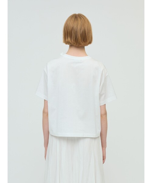 セール】mizuiro ind リボンカラーTシャツ（Tシャツ/カットソー