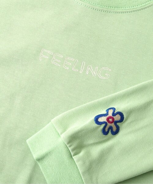 F.O.KIDS(エフオーキッズ)の「【ジュニア対応】ルーズシルエットバックフォトL/S Tee(Tシャツ/カットソー・キッズ・ライム/パープル/オフホワイト・80/90/100/110/120/130/140/150/160)」の12枚目の写真