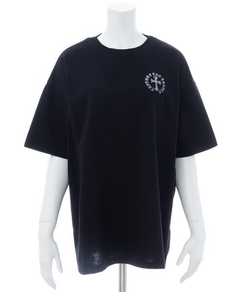 INGNI（イング）の「バックラインストーンクロスロゴチュニックTシャツ（Tシャツ/カットソー・レディース・ブラック/グレー/オフホワイト・M）」の10枚目の写真