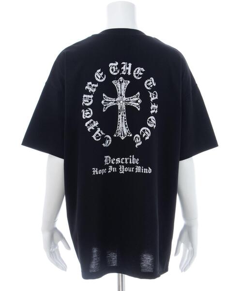 INGNI（イング）の「バックラインストーンクロスロゴチュニックTシャツ（Tシャツ/カットソー・レディース・ブラック/グレー/オフホワイト・M）」の12枚目の写真