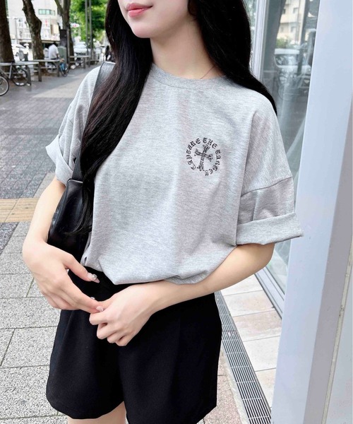 2023✨ヨーコチャン Aラインカットソー 切替チュニック ストレッチ 黒 38 2025 Pre Fall Collectionを7月2日 (水) 10時より オンライン