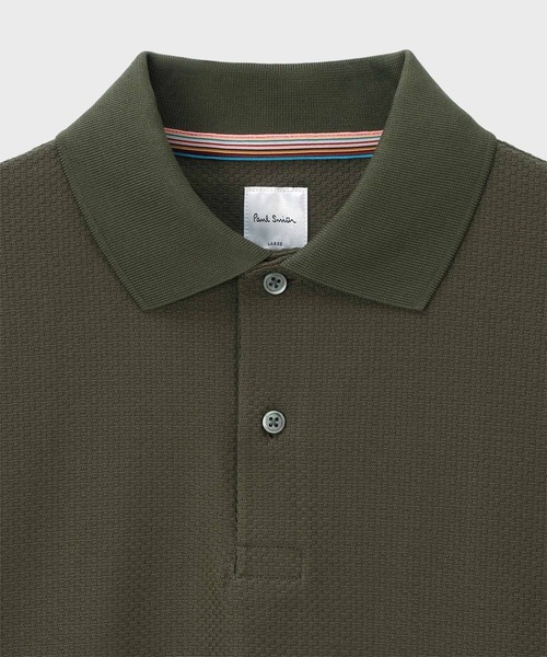 Paul Smith(ポールスミス)の「チェッカードパターン ポロシャツ【253568 958P】(ポロシャツ・メンズ・ブラック/ダークグリーン・X-LARGE/LARGE/MEDIUM)」の7枚目の写真