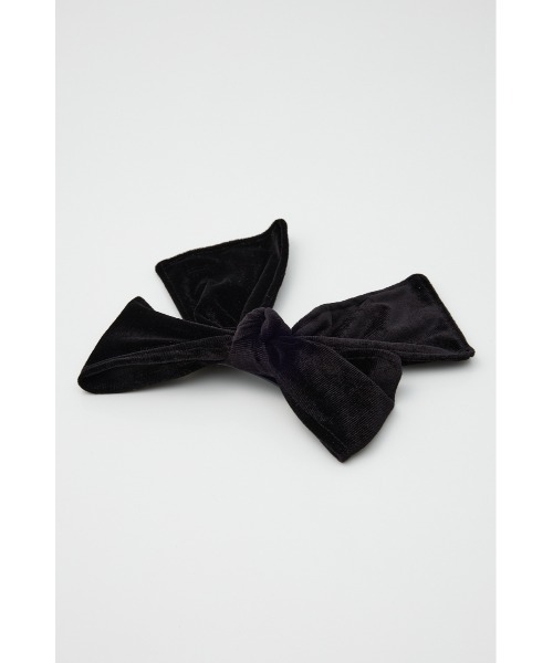 SLY(スライ)の「RIBBON HAIR PIN フェイクレザー リボン ヘアピン(ヘアピン・レディース・ブラック/ブラック系その他2・FREE)」の6枚目の写真