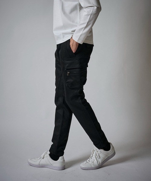 TETE HOMME(テットオム)の「【WEB限定】スリムシルエット ミリタリーカーゴパンツ(カーゴパンツ・メンズ・ブラック/チャコールグレー/カーキ・MEDIUM/LARGE/X-LARGE)」の15枚目の写真