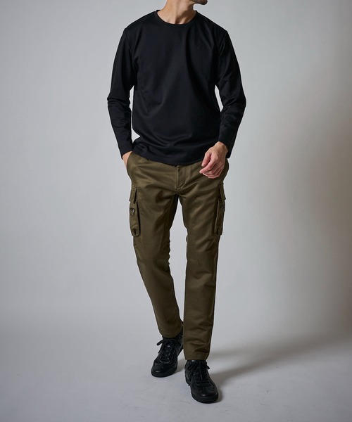 TETE HOMME(テットオム)の「【WEB限定】スリムシルエット ミリタリーカーゴパンツ(カーゴパンツ・メンズ・ブラック/チャコールグレー/カーキ・MEDIUM/LARGE/X-LARGE)」の20枚目の写真