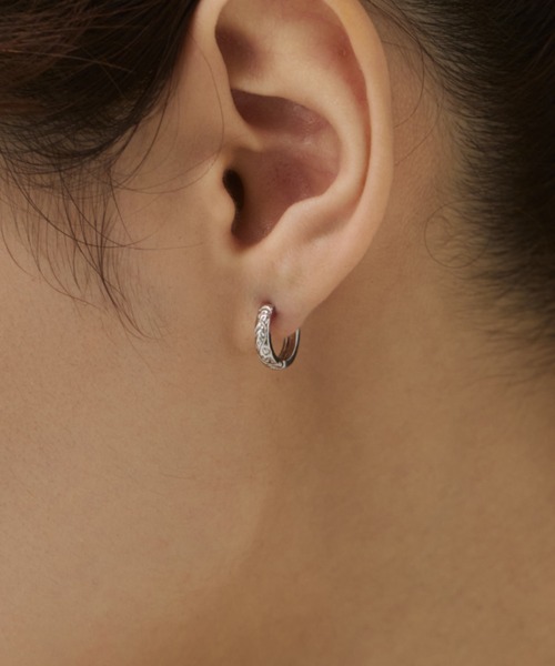 ニュアンス ミニフープピアス（両耳用）