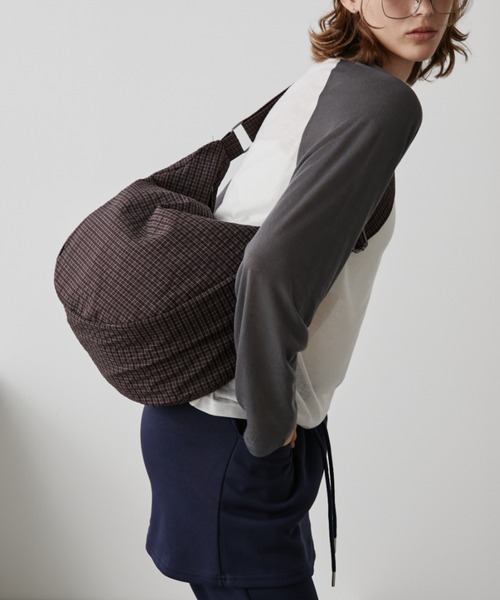 セール】チェックビックショルダー（ショルダーバッグ）｜Auntie Rosa