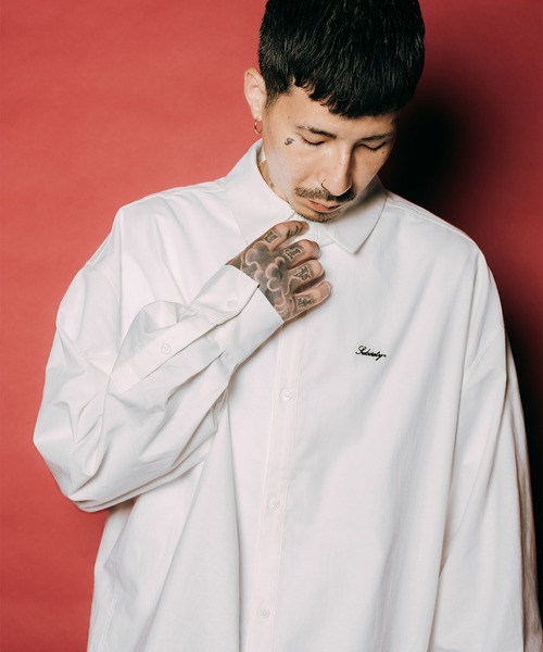 Subciety（サブサエティ）の「Essential oxford shirt（シャツ/ブラウス・メンズ・ホワイト/ブラック/サックスブルー・SMALL/MEDIUM/LARGE/X-LARGE）」の16枚目の写真