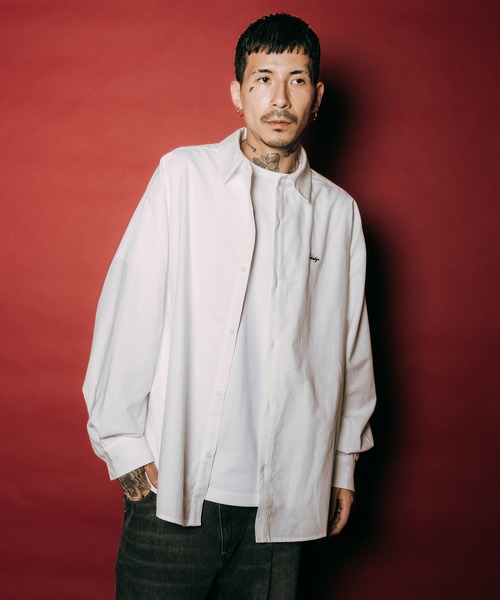 Subciety（サブサエティ）の「Essential oxford shirt（シャツ/ブラウス・メンズ・ホワイト/ブラック/サックスブルー・SMALL/MEDIUM/LARGE/X-LARGE）」の15枚目の写真