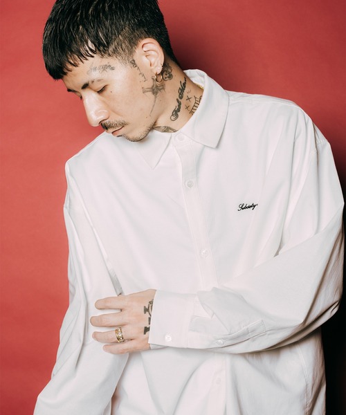 Subciety（サブサエティ）の「Essential oxford shirt（シャツ/ブラウス・メンズ・ホワイト/ブラック/サックスブルー・SMALL/MEDIUM/LARGE/X-LARGE）」の18枚目の写真