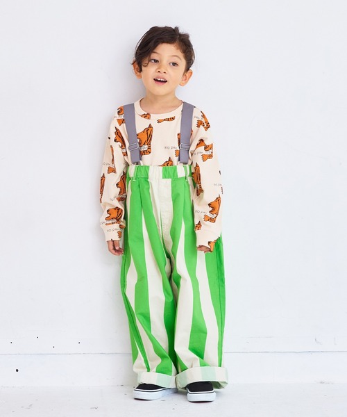 セール】ツイル総柄エヴォルブサロペット（サロペット/オーバーオール