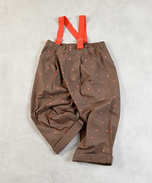 MARKEY'S（マーキーズ）の「ツイル総柄エヴォルブサロペット（サロペット/オーバーオール・キッズ・ブラウン系その他/ブラック系その他/ホワイト系その他/ライトグリーン・90/100/110/120/130/140/150）」の20枚目の写真