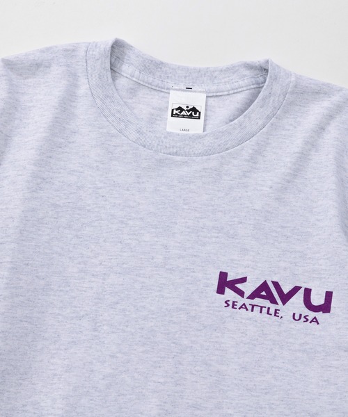 KAVU（カブー）の「KAVU/カブー 25 Event LS Tee/イベントティー（Tシャツ/カットソー・メンズ・ネイビー/サンドベージュ/ホワイト/アッシュグレー・MEDIUM/LARGE/X-LARGE）」の12枚目の写真