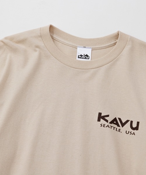 KAVU（カブー）の「KAVU/カブー 25 Event LS Tee/イベントティー（Tシャツ/カットソー・メンズ・ネイビー/サンドベージュ/ホワイト/アッシュグレー・MEDIUM/LARGE/X-LARGE）」の15枚目の写真