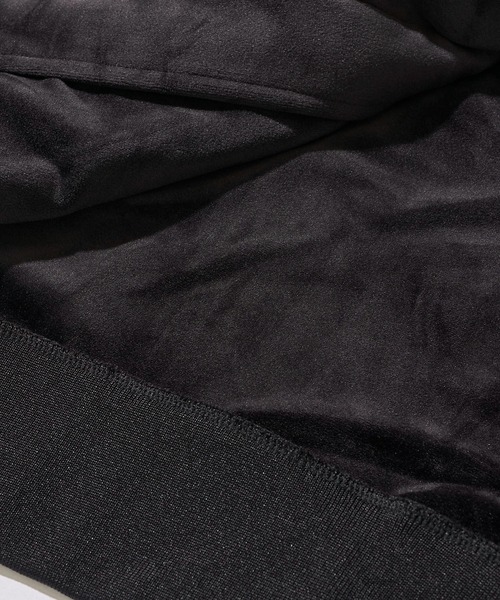 1piu1uguale3 RELAX（ウノピュウノウグァーレトレリラックス）の「【1PIU1UGUALE3 RELAX】ヘビーベロアラップパーカー（パーカー・メンズ・ブラック・MEDIUM/LARGE/X-LARGE）」の7枚目の写真