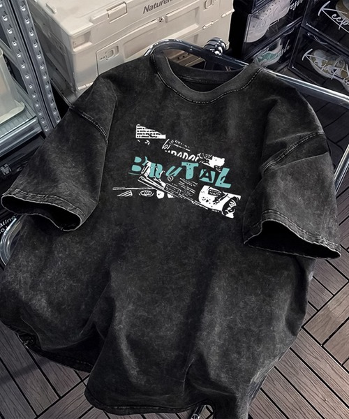 SBG(エスビー)の「SBG バリエーション オーバーサイズヴィンテージTシャツ(Tシャツ/カットソー・メンズ・A/B/C/D/E/F/G/H/I/J/K/L/M/N/O/P/Q/R/S/T・MEDIUM/LARGE/X-LARGE)」の4枚目の写真