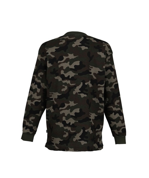 PRO CLUB (プロクラブ)の「HEAVYWEIGHT COTTON LONG SLEEVE THERMAL TOP(Tシャツ/カットソー・メンズ・ブラック/ホワイト/カーキ・LARGE/XX-LARGE/SMALL/MEDIUM/X-LARGE)」の12枚目の写真
