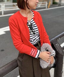 NOLLEY’S | 《手洗い可能》くるみ釦シアークルーネックカーディガン(カーディガン/ボレロ)