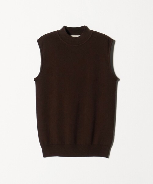 UNITED ARROWS（ユナイテッドアローズ）の「ハイネック ノースリーブ ニット ウォッシャブル（ニット/セーター・レディース・ダークブラウン/レッド/ブラック・FREE）」の12枚目の写真