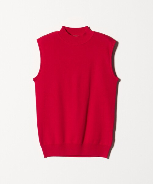 UNITED ARROWS（ユナイテッドアローズ）の「ハイネック ノースリーブ ニット ウォッシャブル（ニット/セーター・レディース・ダークブラウン/レッド/ブラック・FREE）」の20枚目の写真