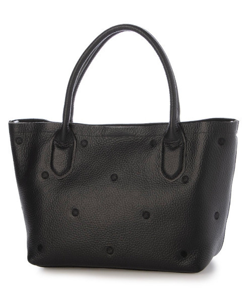 perche（ペルケ）の「ペルケ perche / 牛革ドット刺繍2wayトートS（トートバッグ・レディース・シルバー系その他2/グレー/ブラック/アイボリー/ライトグレー/グリーン・FREE）」の3枚目の写真