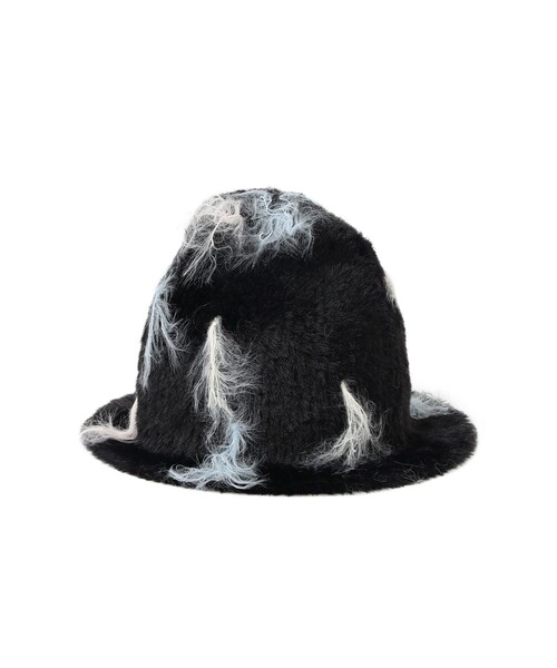 Ray BEAMS（レイビームス）の「カラー フリンジ ニット帽（ニットキャップ/ビーニー・レディース・ホワイト/ブラック・ONE SIZE）」の9枚目の写真