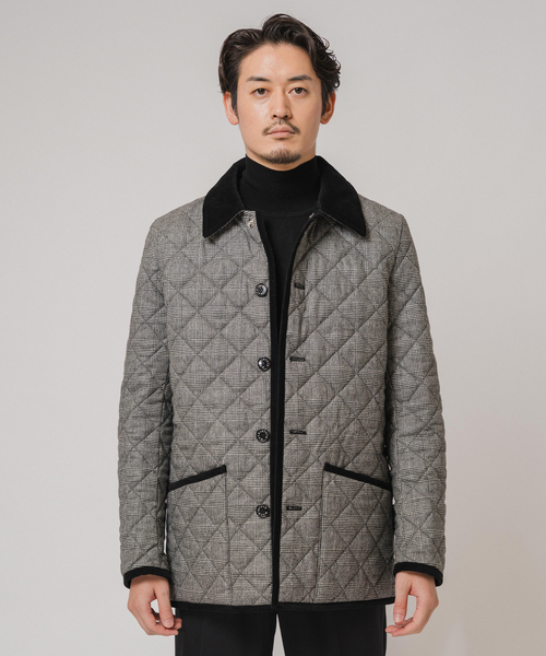 Mackintosh(マッキントッシュ)の「MACKINTOSH(マッキントッシュ) 別注 WAVERLY/ウェーヴァリー ”グレンチェック”(その他アウター・メンズ・ライトグレー・36/38/40/42)」の4枚目の写真