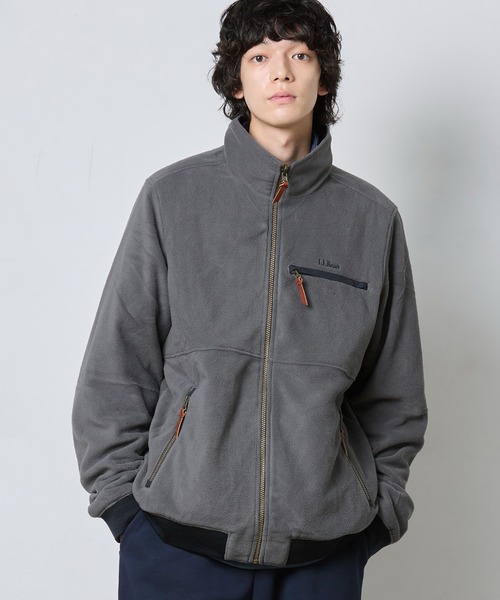L.L.Bean Warm Up Jacket アメリカ製 グレー L メンズ ウォーム・アップ・ジャケット、フリースの裏地付き 通販｜L.L.