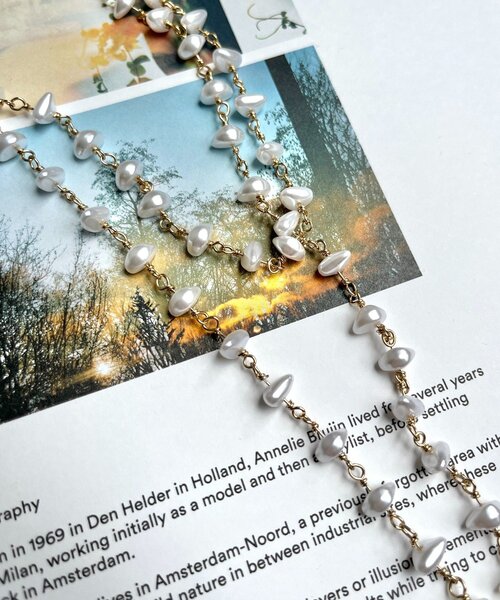 DouDou（ドゥドゥ）の「【インフルエンサーOKOCHI企画】月モチーフランダムパールネックレス（ネックレス・レディース・ゴールド/シルバー・FREE）」の8枚目の写真