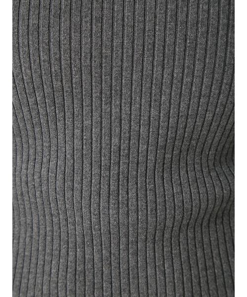 FRAY I.D（フレイアイディー）の「オフショルデコルテリブニット／ウォッシャブル（ニット/セーター・レディース・オフホワイト/グレー/ブラック/レッド・F）」の15枚目の写真