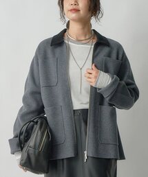 RIVE DROITE（リヴドロワ）の「ニットハンティングジャケット（ニット/セーター）」