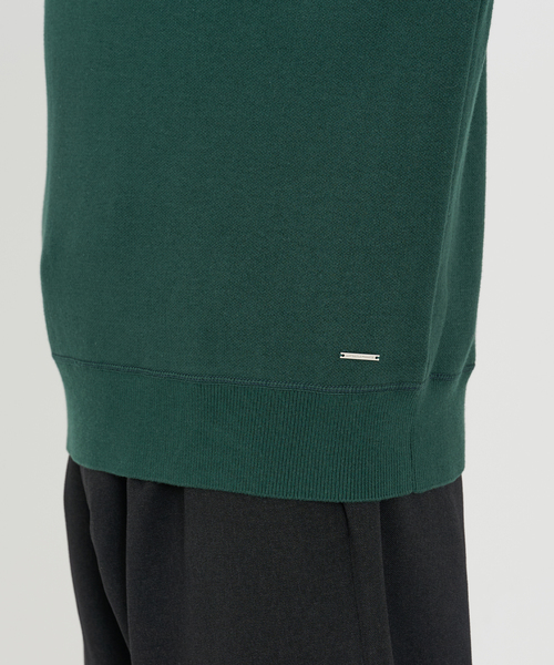 B.C STOCK（ベーセーストック）の「【ANTS & ELEPHANTS】2トーン スウェットライクヘンリーネックニット（ニット/セーター・メンズ・ブラック/グレー/グリーン/アイボリー/ベージュ系その他・MEDIUM/LARGE）」の10枚目の写真