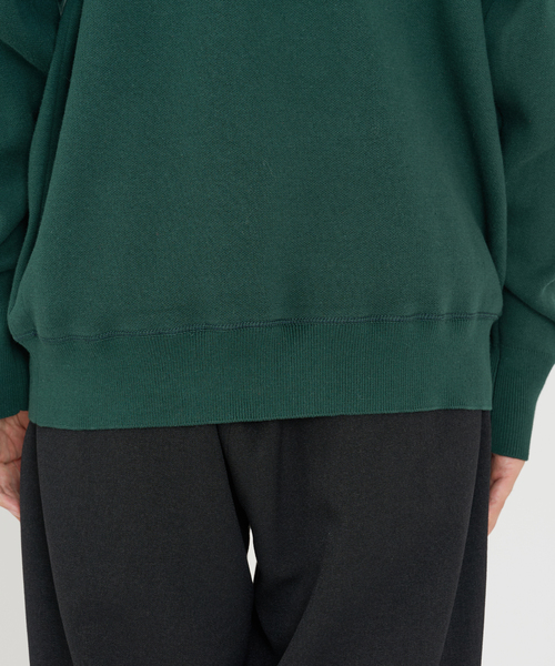 B.C STOCK（ベーセーストック）の「【ANTS & ELEPHANTS】2トーン スウェットライクヘンリーネックニット（ニット/セーター・メンズ・ブラック/グレー/グリーン/アイボリー/ベージュ系その他・MEDIUM/LARGE）」の11枚目の写真