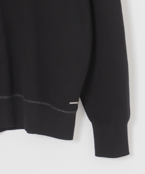 B.C STOCK（ベーセーストック）の「【ANTS & ELEPHANTS】2トーン スウェットライクヘンリーネックニット（ニット/セーター・メンズ・ブラック/グレー/グリーン/アイボリー/ベージュ系その他・MEDIUM/LARGE）」の14枚目の写真