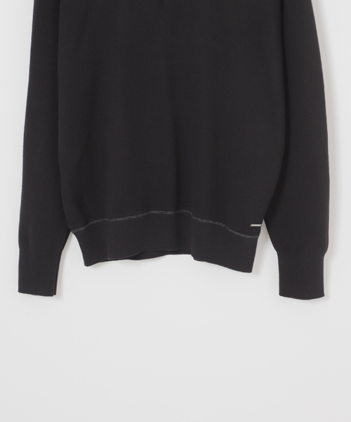 B.C STOCK（ベーセーストック）の「【ANTS & ELEPHANTS】2トーン スウェットライクヘンリーネックニット（ニット/セーター・メンズ・ブラック/グレー/グリーン/アイボリー/ベージュ系その他・MEDIUM/LARGE）」の15枚目の写真