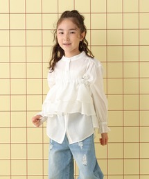 LEPSIM | 【KIDS】フリル長袖ブラウス《2点セット》 580723(シャツ/ブラウス)