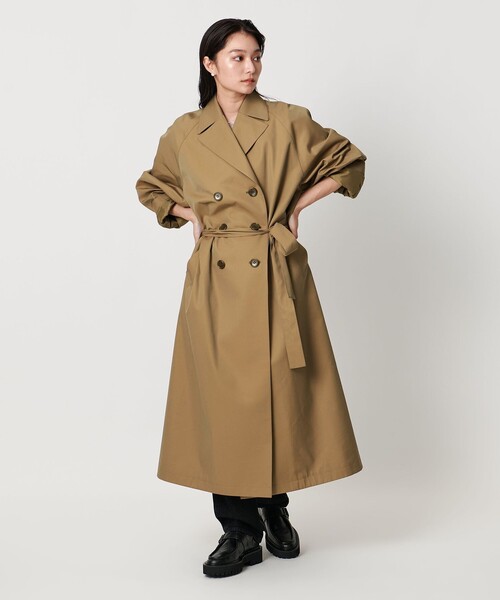 MARW UNITED ARROWS（マルゥ ユナイテッドアローズ）の「＜MARW UNITED ARROWS＞オーバー トレンチコート（トレンチコート・レディース・ベージュ・38/36）」の4枚目の写真