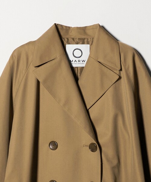 MARW UNITED ARROWS（マルゥ ユナイテッドアローズ）の「＜MARW UNITED ARROWS＞オーバー トレンチコート（トレンチコート・レディース・ベージュ・38/36）」の10枚目の写真
