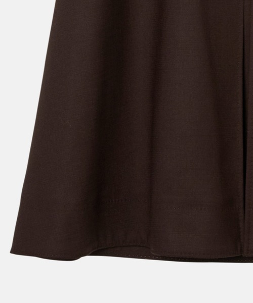LE CIEL BLEU(ルシェルブルー)の「ボックスプリーツスカート / Box-Pleated Skirt(スカート・レディース・ブラウン・36/34/38)」の4枚目の写真
