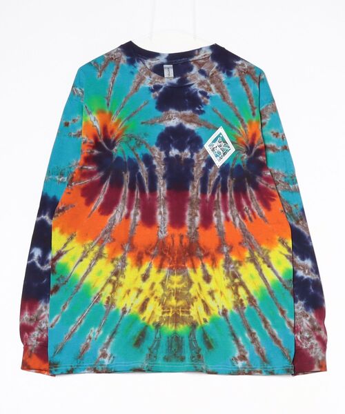SAWINTO（ソイント）の「ATMOSPHERE MOUNTAINWORKS - TIE DYE L/S LOGO TEE（Tシャツ/カットソー・メンズ・その他2/その他1・LARGE/MEDIUM）」の2枚目の写真