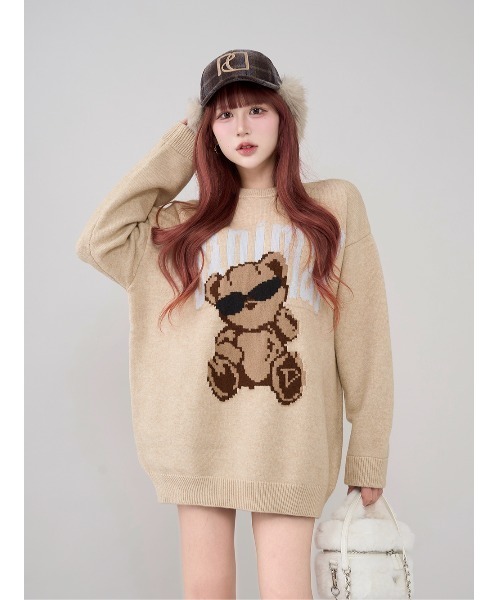 Darich ダーリッチ Danimalベアニットプルオーバー Danimalベアニットプルオーバー（ニット/セーター）｜Darich