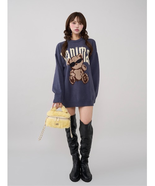 Darich ダーリッチ Danimalベアニットプルオーバー Danimalベアニットプルオーバー（ニット/セーター）｜Darich