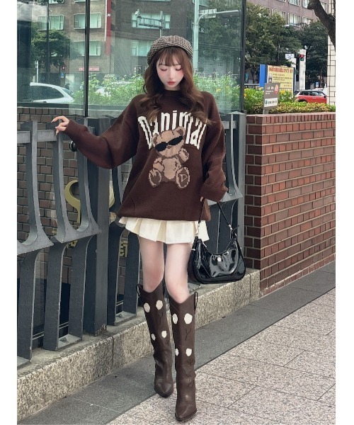 Danimalベアニットプルオーバー（ニット/セーター）｜Darich