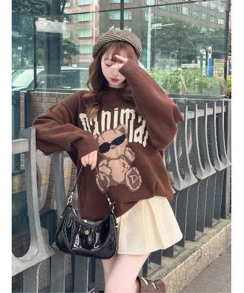 Danimalベアニットプルオーバー（ニット/セーター）｜Darich