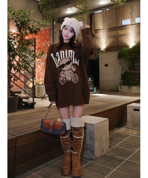 Darich（ダーリッチ）の「Danimalベアニットプルオーバー（ニット