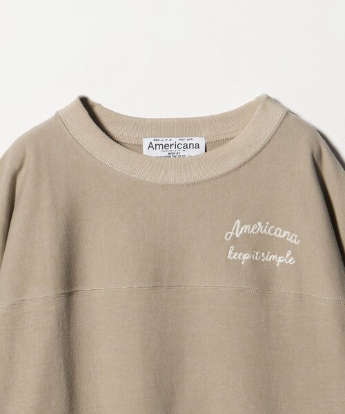 新品❗️Americana/アメリカーナ ATHLETIC CLUB T-SH アメリカーナ AMERICANA フットボール Tシャツ 七分袖 クルー